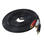 3.5MM AUX TO 2 RCA CABLE-5M