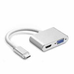 USB Type C to VGA & HDMI Adapter 2 in 1 - Image 2
