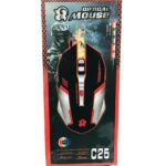 C25 Gaming Mouse Optical USB Wired 6 Buttons