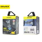 Awei C-833 15w Visible Mechanical Fast Car Charger Dual USB Port