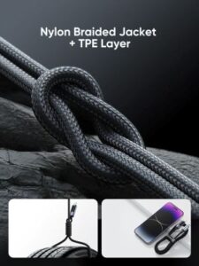 S-CL020A16 Type-C to Lightning Digital Display Fast Charging Data Cable - Image 4