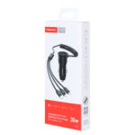 TRANYOO Telescopic 2USB 30W Car Charge - T-C23