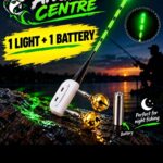 Green night fishing rod light with twin bells, clip and one battery, 10mm Rs 200