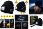 Bluetooth Music Beanie Hat with LED Light – 3 in 1 - Image 2